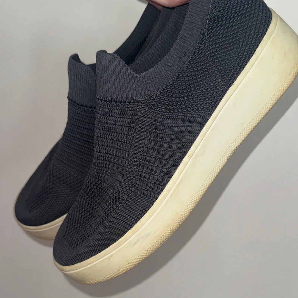 Steve Madden Navy Slip-On Knit Sneakers - Picture 5 of 5
